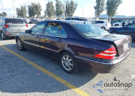 2000 Mercedes-Benz S 430 from USA, damaged, VIN WDBNG70J9YA089445
